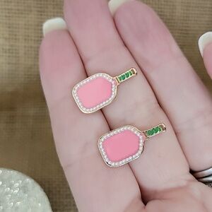 🔥LAST PAIR🔥 PREPPY PICKLEBALL PADDLE EARRINGS